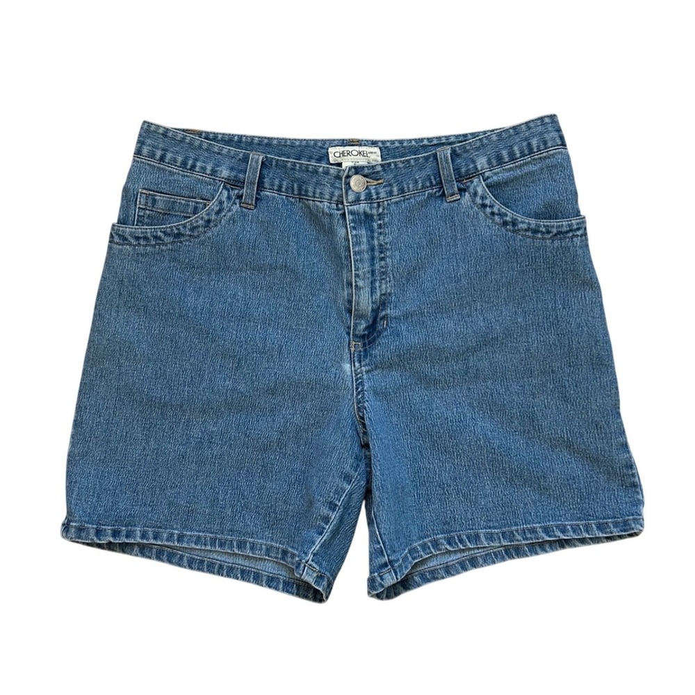 Vintage Preppy Mom Shorts Medium Wash Denim 8 preppy y2k